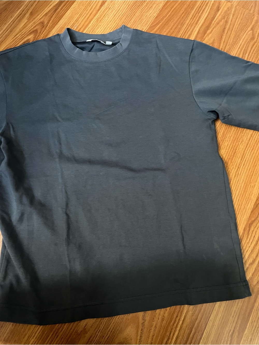 Kids Crewneck T-Shirt - Charcoal